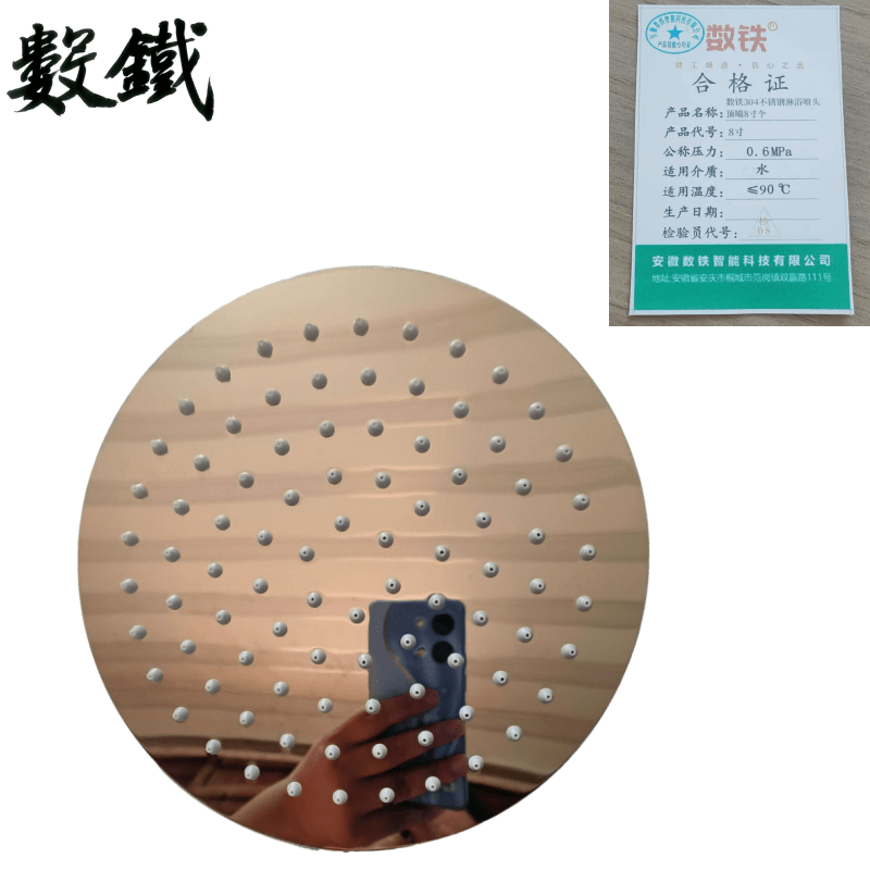 数铁304不锈钢淋浴喷头顶喷10寸个图片