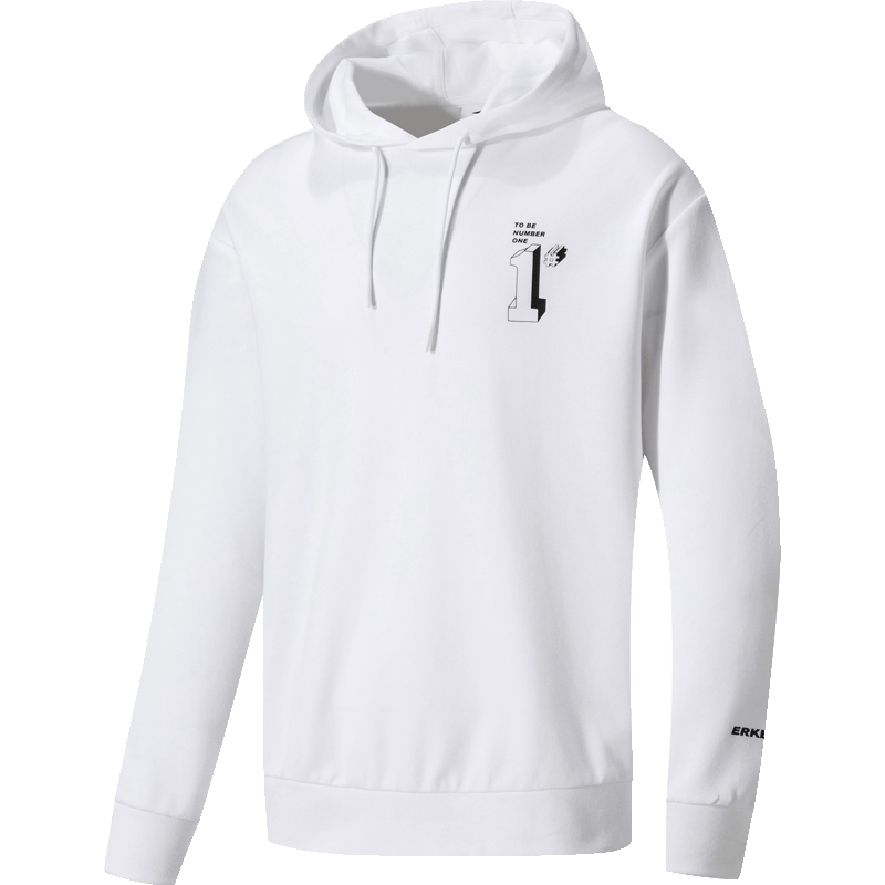 鸿星尔克(erke)男士卫衣/帽衫 鸿星尔克卫衣2021秋季男士连帽宽松运动