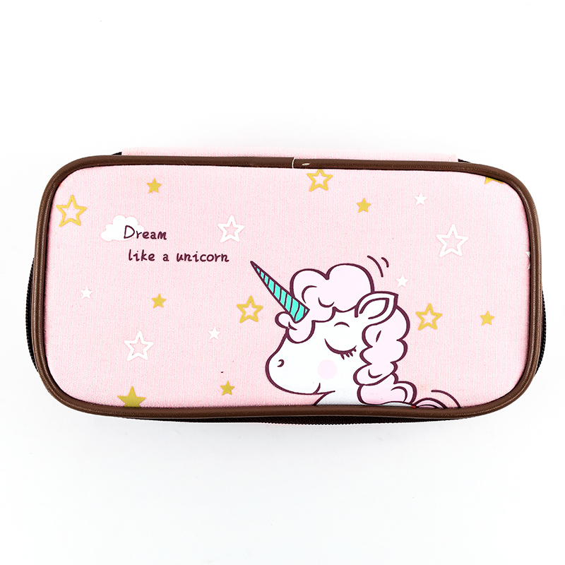 笔袋日韩国创意简约帆布女生男生铅笔盒小学生可爱女孩小清新文具盒女