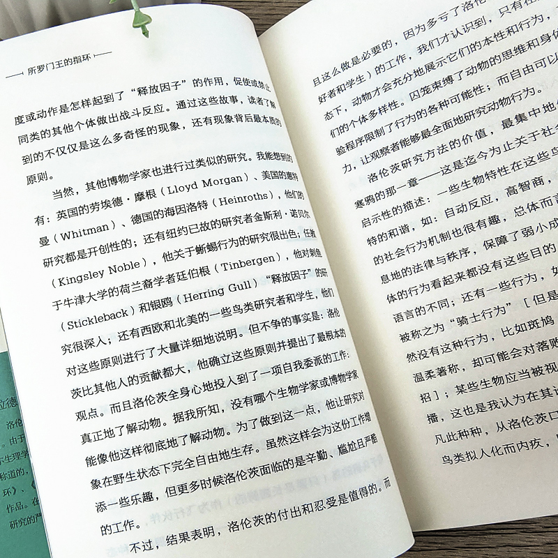 所罗门王的指环 七年级 [正版]所罗门王的指环 洛伦茨科普经典系列 康拉德·洛伦茨经典著作 动物行为学之父 诺贝尔生理学高清大图