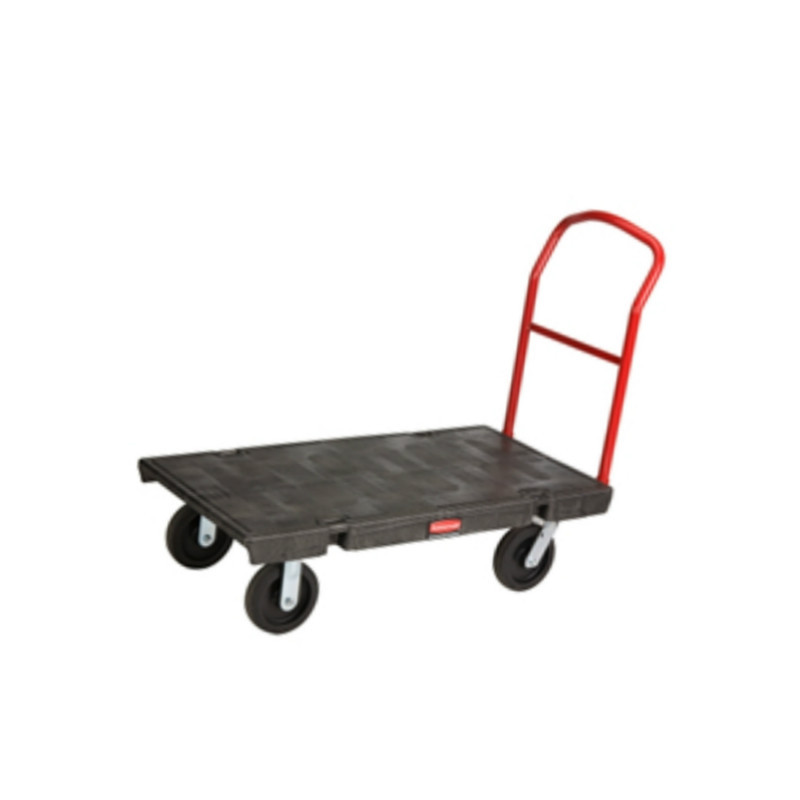 乐柏美 Rubbermaid FG443600BLA 重型平板推车,载重900kg,台面尺寸121.9×61cm 1件