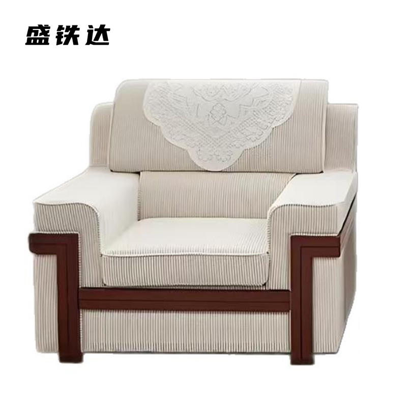 盛铁达 布艺接待沙发1080*880*900mm STD-SF1025 张高清大图