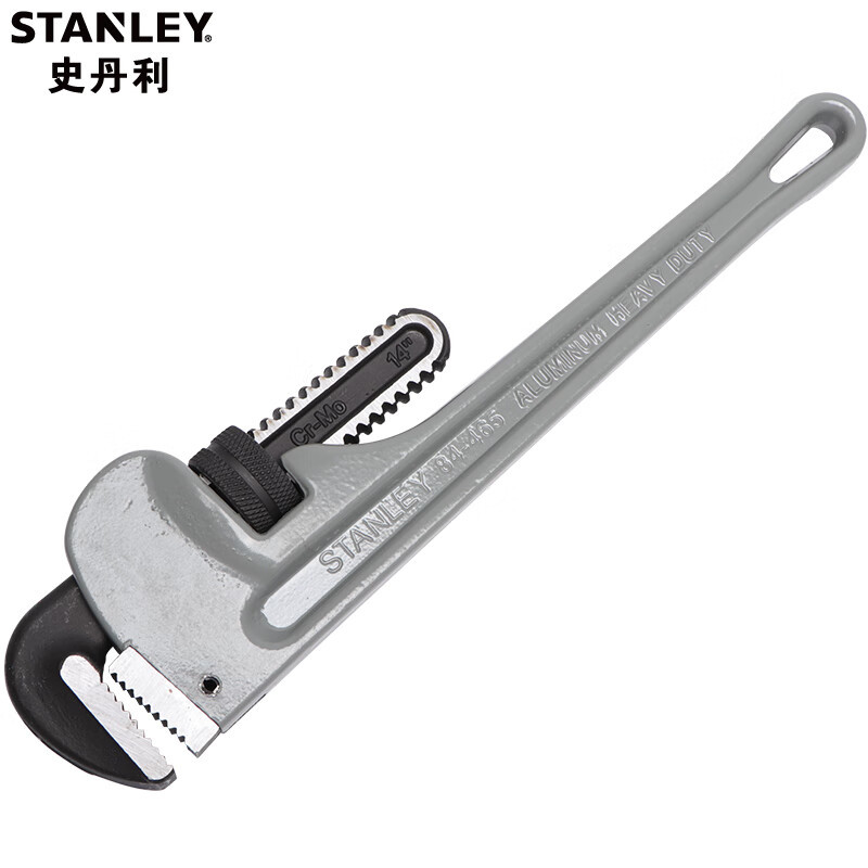 史丹利(STANLEY)84-463-23 12英寸 铝合金管钳 管道扳手 多功能两用管子钳 水泵钳 把