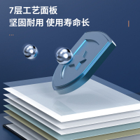 得力/deli 白板 支架式 绿板/黑板/白板 单面