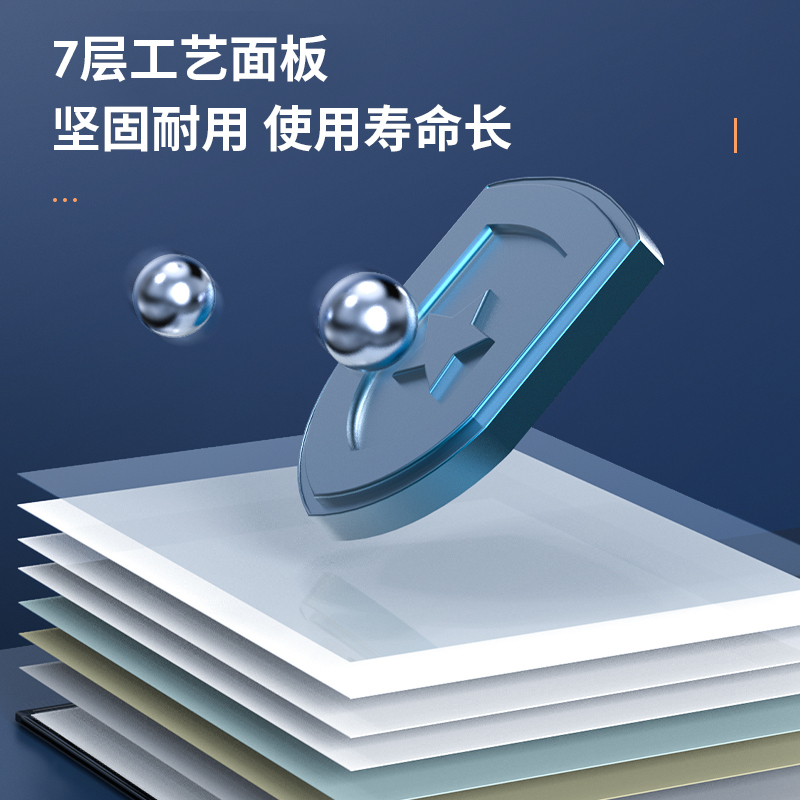 得力/deli 白板 支架式 绿板/黑板/白板 单面
