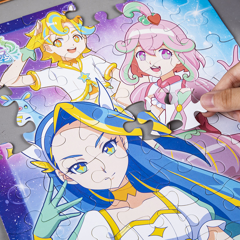 [正版]巴啦啦小魔仙之魔法海萤堡进阶拼图72片儿童卡通动画片拼板3-6