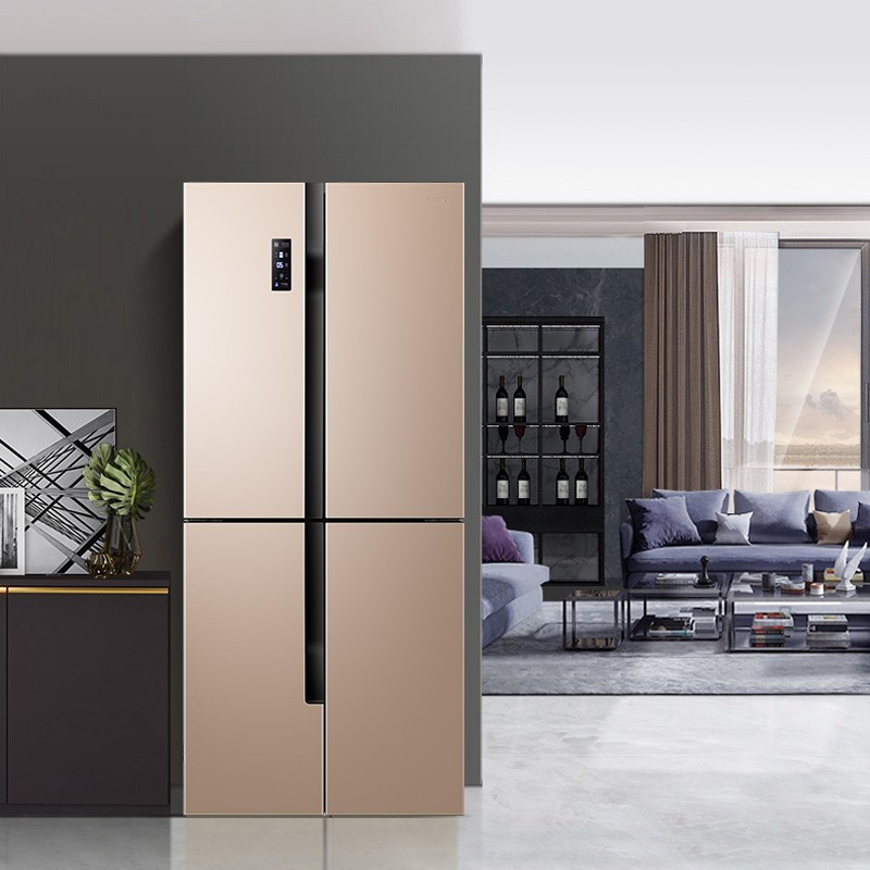 容声冰箱432升变频一级能效双开门十字对开门冰箱家用风冷无霜超薄