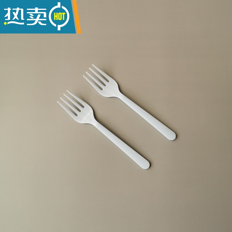 敬平蛋糕叉 生日水果叉沙拉叉子儿童果叉单独包装塑料甜品叉 散装1000只蓝色牙签高清大图