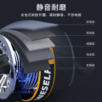 立久佳(LIJIUJIA)健腹轮自动回弹静音巨轮智能显数收腹滚轮腹肌轮减肥健身器材J-20
