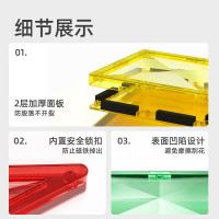 mideer弥鹿儿童磁力片彩窗积木男女孩拼图磁铁棒元旦新年礼物玩具