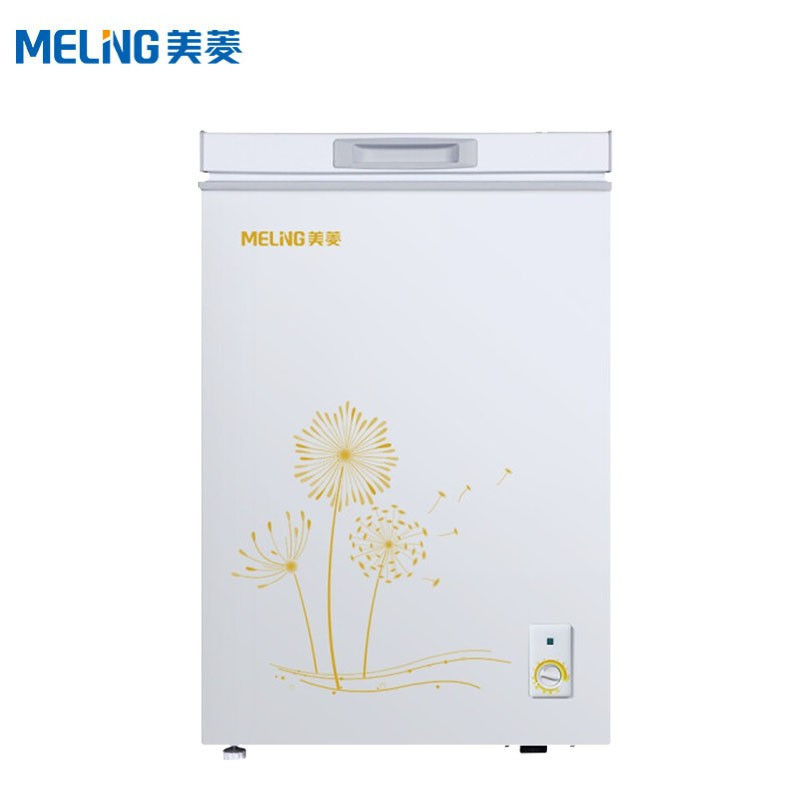 美菱bcbd100dts卧式冷柜100l一级效能冷柜冷藏冷冻单温转换薄壁嵌入