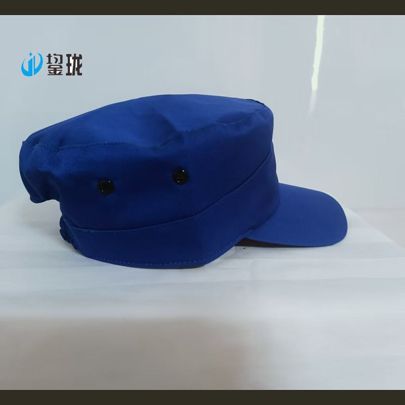 鋆珑 蓝色布帽子 四季 均码高清大图