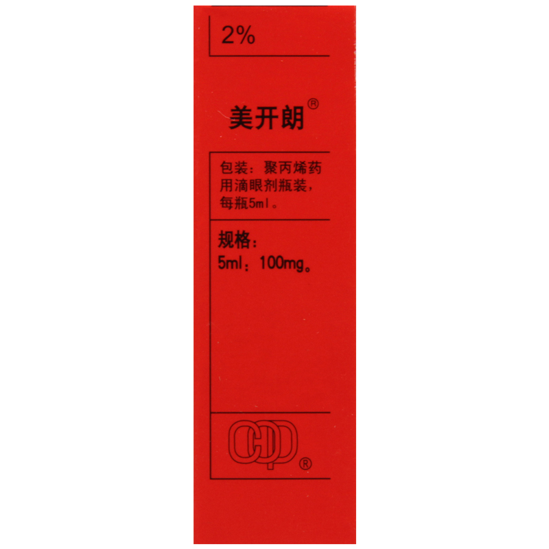 美开朗 盐酸卡替洛尔滴眼液 5ml*1瓶/盒高清大图