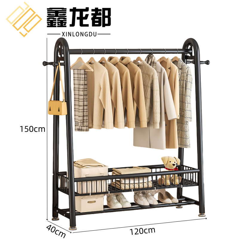 鑫龙都衣帽架 挂衣架高清大图