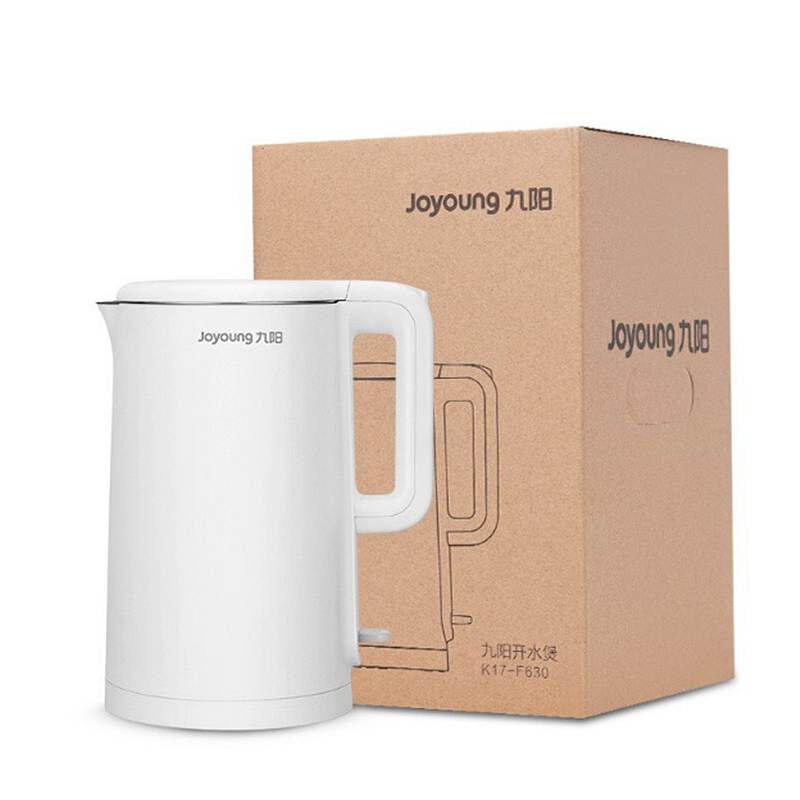 九阳K17-F630双层304钢电热水壶白色1800W/1.7L(台)高清大图