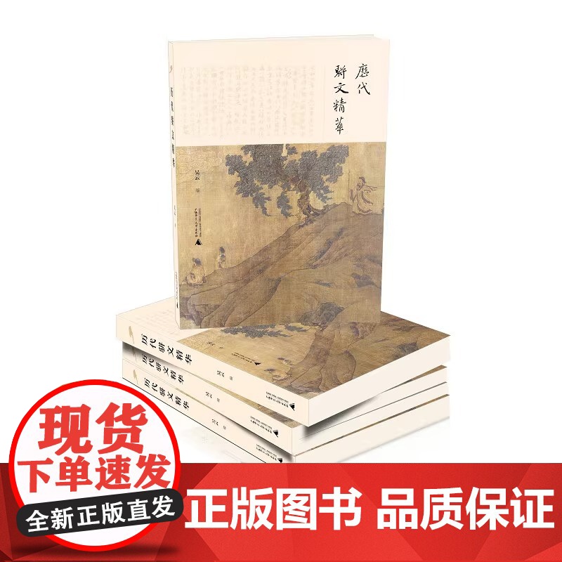 历代骈文精华 吴云编 集注释翻译评析于一体 无障碍领略中华古典美妙好辞 历史传统文化 广西师范大学出版社 正版书籍高清大图