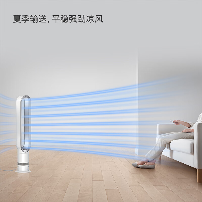 戴森(DYSON)落地无叶空气循环扇 AM07 银白色高清大图