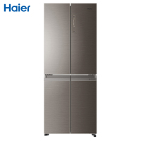 海尔(Haier)403升 十字对开门冰箱 干湿分储 变频无霜 彩晶玻璃 DEO净味 家用电冰箱 BCD-403WDGR