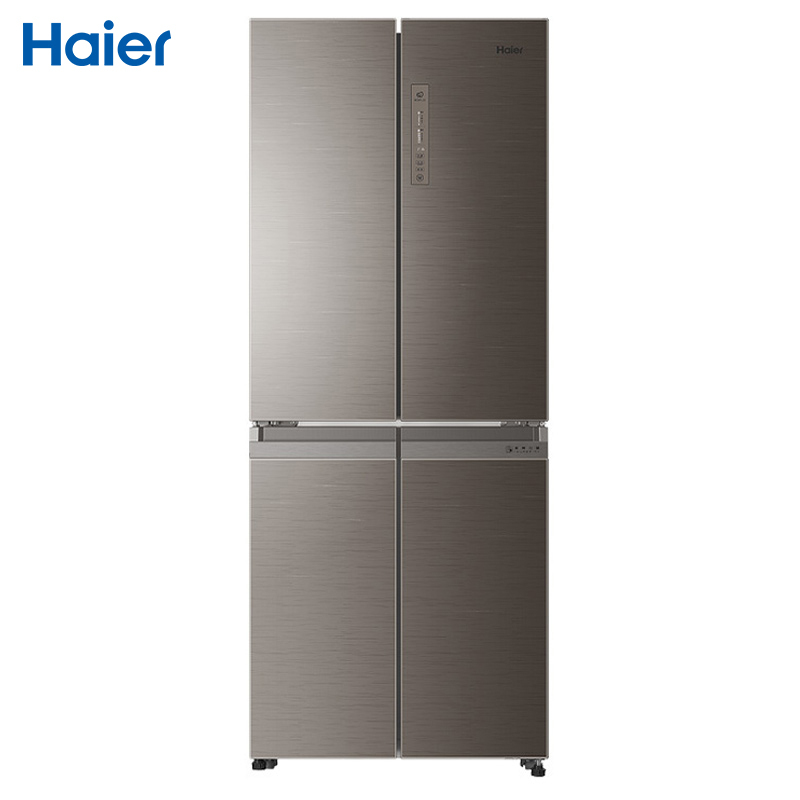 海尔(Haier)403升 十字对开门冰箱 干湿分储 变频无霜 彩晶玻璃 DEO净味 家用电冰箱 BCD-403WDGR