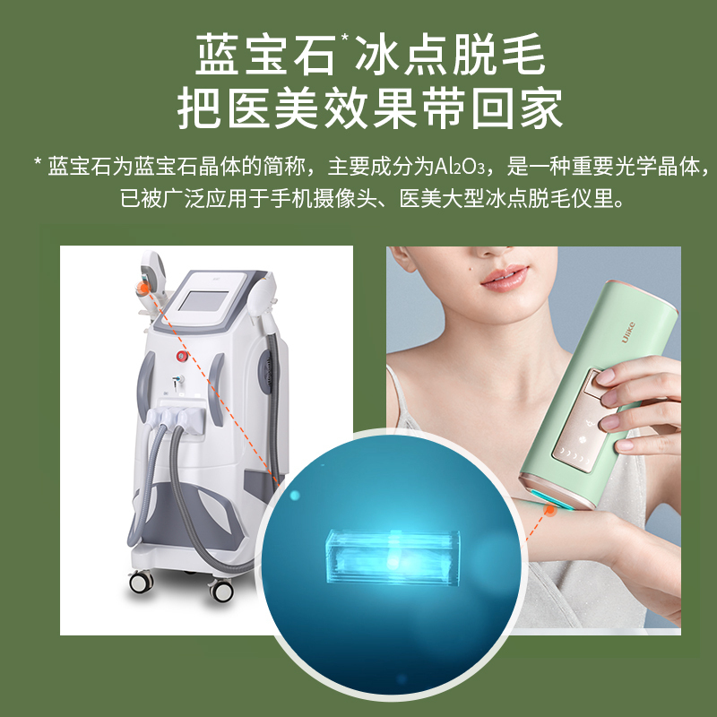 Ulike 脱毛仪 家用激光冰点脱毛器Air冰晶绿+欧舒丹身体乳250ml+屁桃定制礼盒