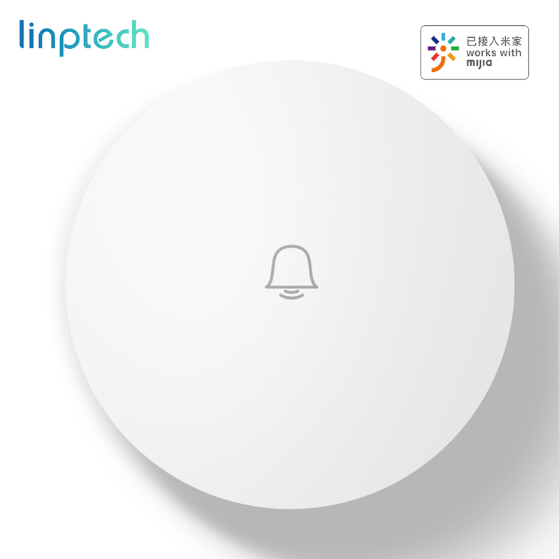 领普科技(linptech) 小米有品同款门铃不用电池无线远距离穿墙遥控防水智能无线门铃 门铃发射器(需搭配接收器使用)