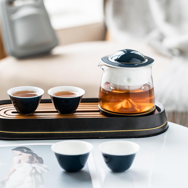 家柏饰(CORATED)可旋转茶盘竹制迷你泡茶台家用现代阳台干泡盘办公趣味小茶船高清大图
