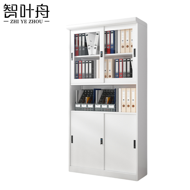 智叶舟办公柜1000*380*2000mm台高清大图