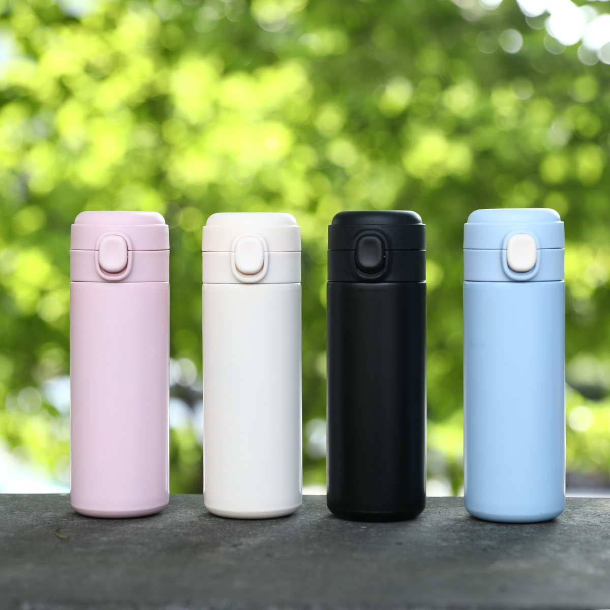 耀豪坤路外宣传不锈钢保温杯可定制印字YHE-420ML高清大图