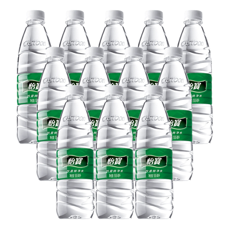 怡宝纯净水-555ml*12瓶(彩膜)/箱 会议活动饮用水高清大图
