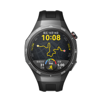 华为(HUAWEI) WATCH GT 5 Pro（46mm）智能手表 曜石黑 黑色氟橡胶表带