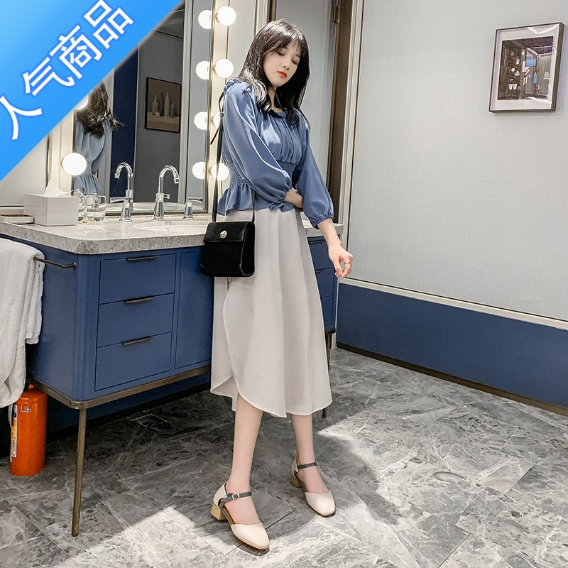 SUNTEK玛丽珍鞋女中空凉鞋2023新款春夏粗跟中跟包头单鞋一字扣带奶奶鞋