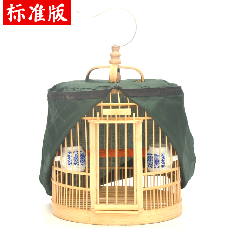 贵州款画眉竹全套配件精品手工鸟笼八哥鸟笼竹制小号鸟笼高清大图
