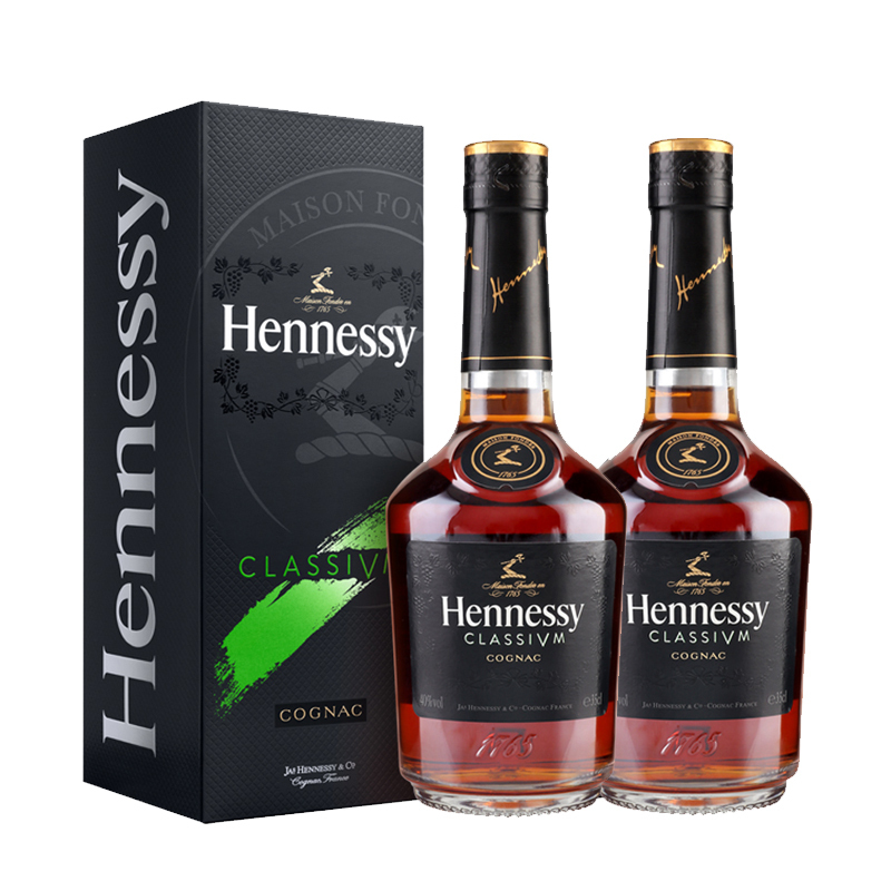 轩尼诗(Hennessy)新点干邑白兰地 350ml 两支装