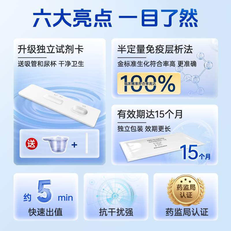 优利特尿微量白蛋白检测试纸尿蛋白尿常规高清大图