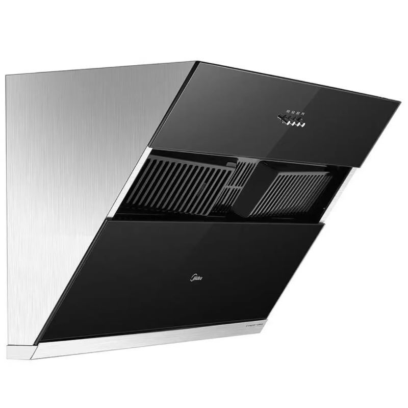 美的/Midea 二档家用侧吸式大吸力抽油烟机 CXW-200-B61