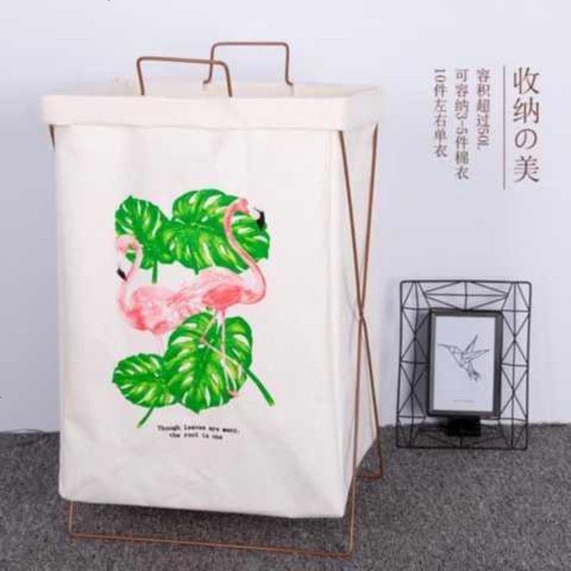 收纳筐可爱卡通布艺落地式脏衣桶白色衣物脏衣篮手提尿布收纳 红色 7红色图片