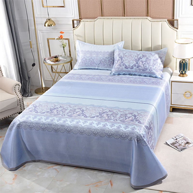 唐纳家纺 冰丝凉席三件套-夏日朦胧 230×250cm- TN-SSM23028高清大图