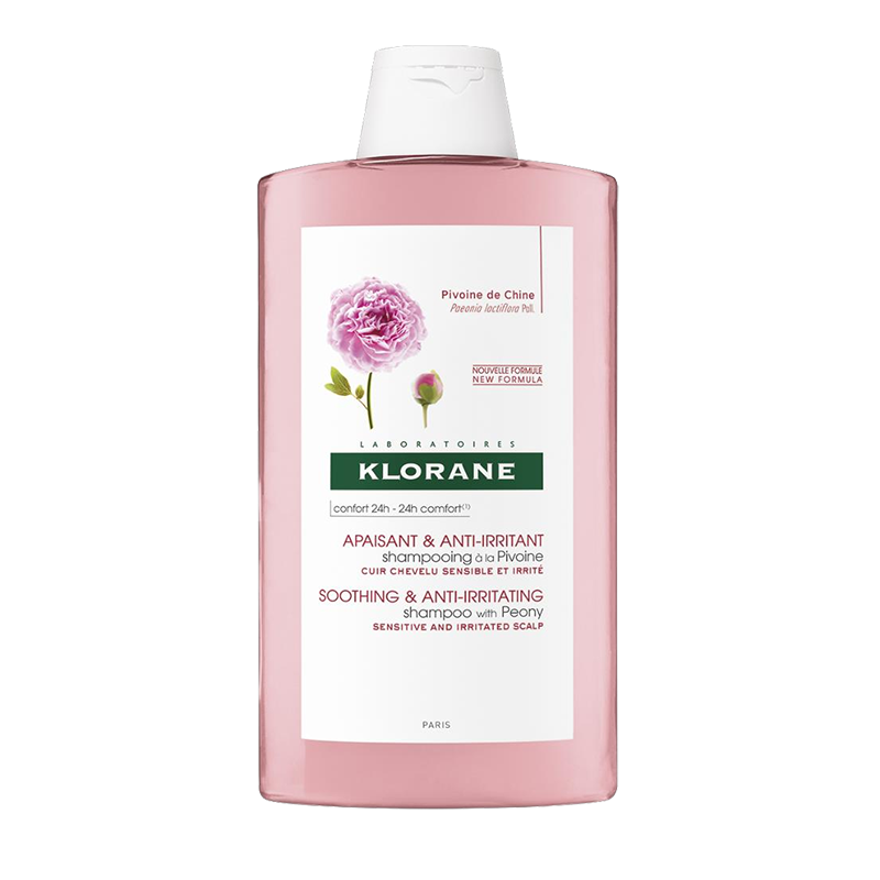 康如(KLORANE)芍药舒缓洗发露400ml(改善头皮红肿 发痒 强健头皮 法国进口)