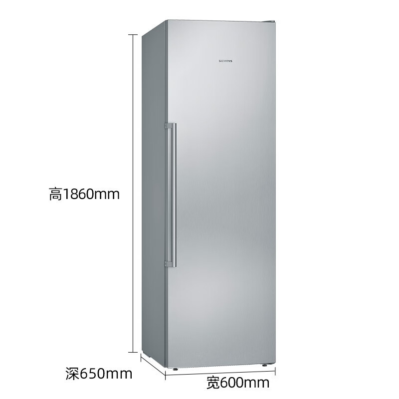 西门子(siemens)242升 原装进口微嵌入式冰箱 单门 单冷冻冰箱 gs36