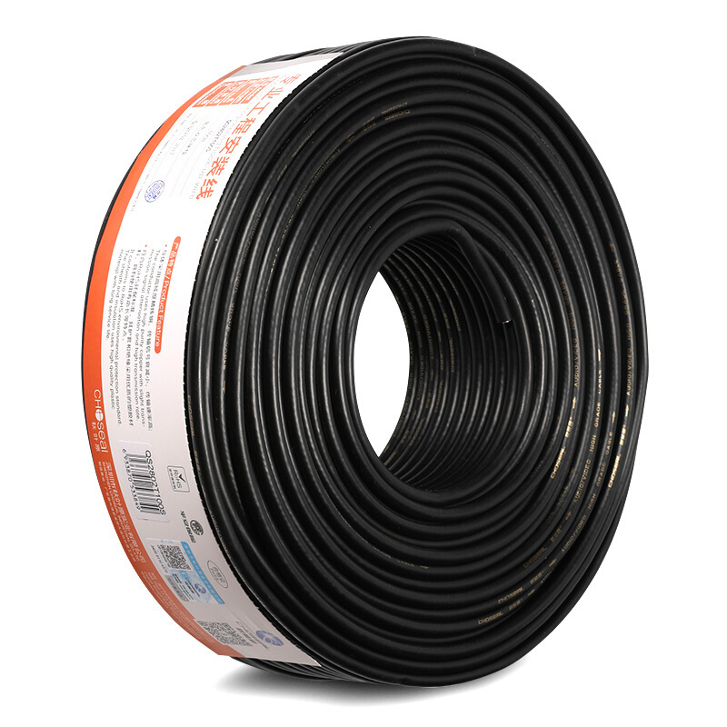 秋叶原(CHOSEAL)QS2802T100S 话筒线 双芯咪线 音频工程线卡侬线 100米