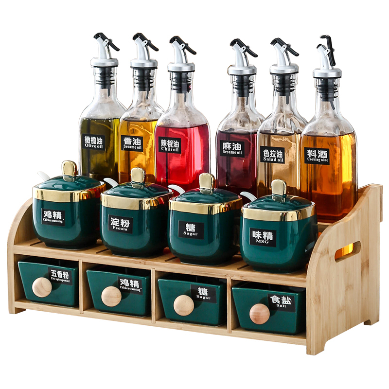 厨房用品调料盒套装家用大全烘焙精灵调味料罐壶佐料瓶