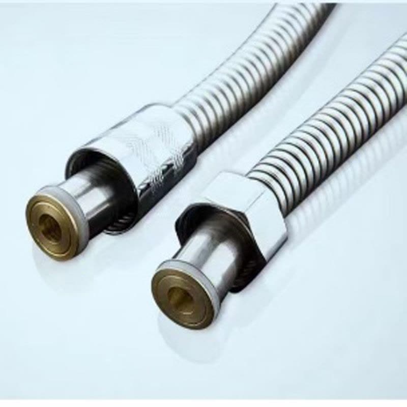 不锈钢花洒软管 防缠绕淋浴可伸缩淋浴喷头配件软管150cm 单位:根(150cm)图片