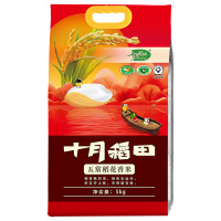十月稻田五常大米红色稻花香大米5kg