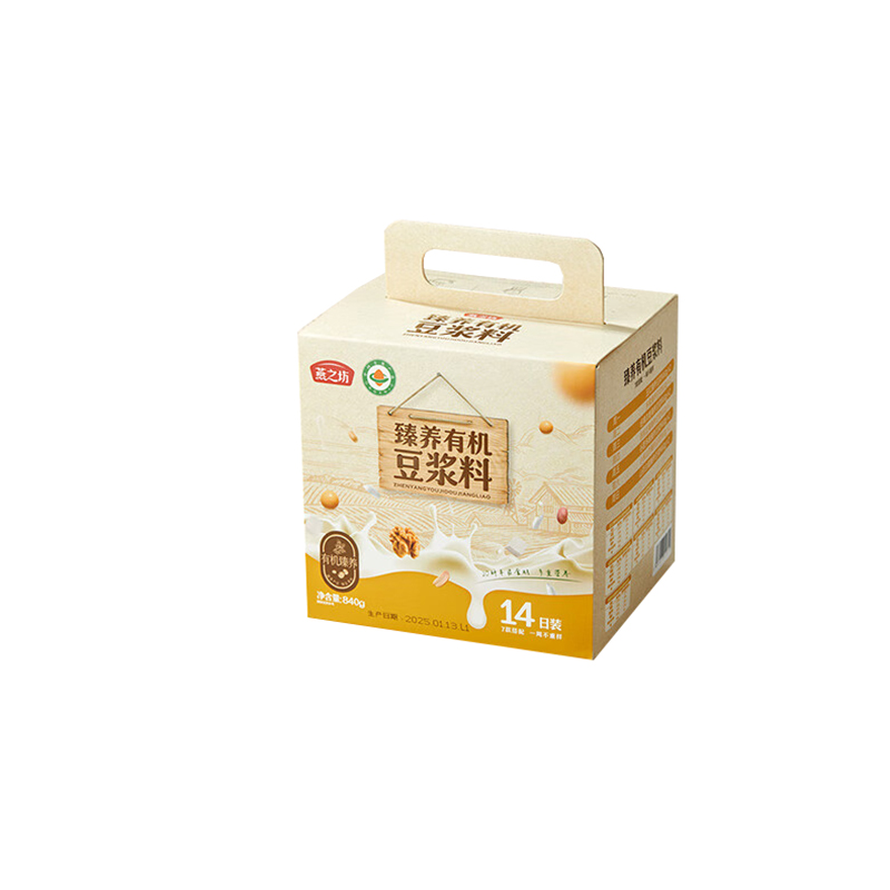 燕之坊 五谷杂粮 臻养有机豆浆料14日装 840g / 盒高清大图