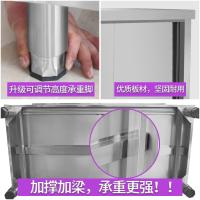百斗鑫 套装工作台双通四门 180*80*80银色