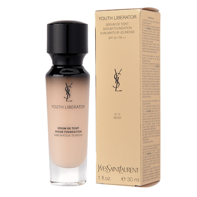 圣罗兰(YSL) 妍活青春 亲肤保湿 粉底液#B10 30ml/瓶 紧致减龄防晒