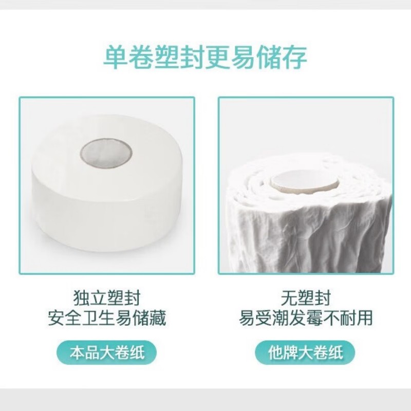清亮一度 DA0A 大盘纸 700g/卷 4层/卷 240m 12卷/箱 (箱)高清大图