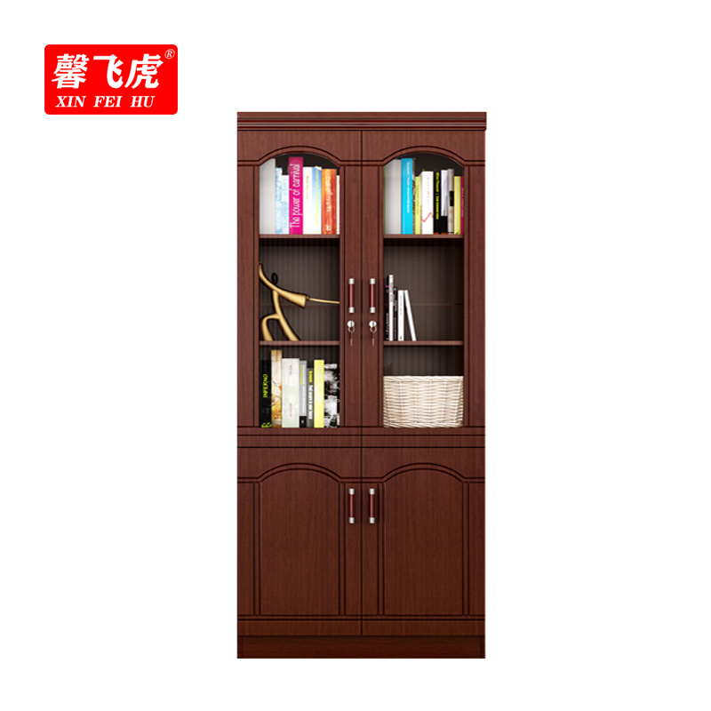 馨飞虎木质文件柜书柜二门/台高清大图