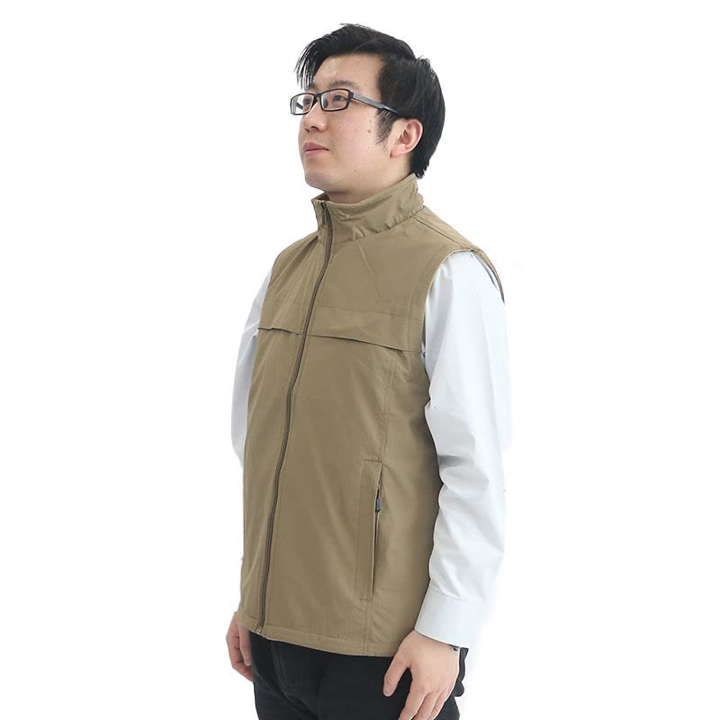 九州缘BD1TF2023102R2N 防寒抓绒马甲S-4XL(计价单位:件)卡其图片