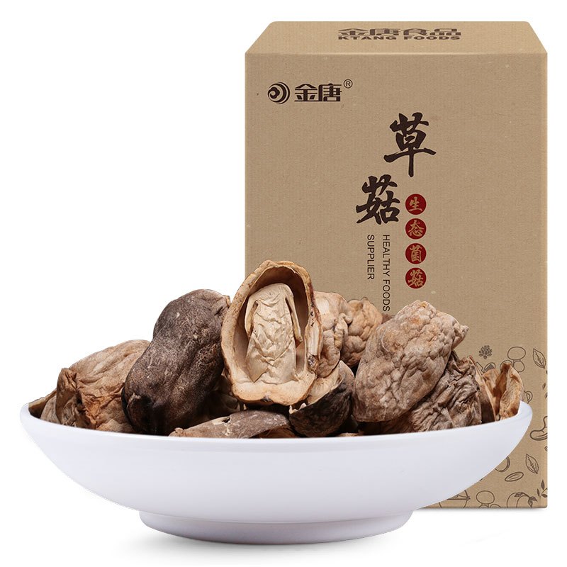 金唐 KTANG 草菇干货80g 兰花菇新鲜草菇干货菌菇食用菌特产